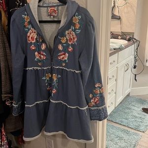 New and never worn Johnny Was French terry sweatshirt !